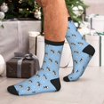 thumbnail image 7 of Rocae French Bulldog Puppy for Adult Socks Casual Athletic Stretchy Loose Socks for Women Men Non-Slip Middle Tube Socks, 7 of 7