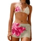 thumbnail image 2 of Trajes de baño para mujer, conjunto de traje de baño estampado de dos piezas a la moda para mujer, trajes de baño para mujer, trajes de baño para mujer, trajes de baño de moda de playa para mujer, 2 of 7