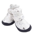 thumbnail image 4 of Greeniant Zapatos para mascotas, botas deportivas de costura, tejido de gamuza transpirable, calzado para mascotas Ropa para mascotas blanco cinco Greeniant PT000056-15, 4 of 6
