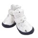 thumbnail image 3 of Billuyoard Zapatos para mascotas, botas deportivas de costura, tejido de gamuza transpirable, calzado para mascotas, rojo, 1 yarda Ropa para mascotas blanco tres Billuyoard PT000056-13, 3 of 6