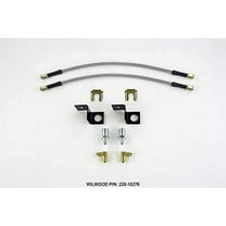 Wilwood Braided Flexline Kit Automotive Specialty Parts, Stainless Steel