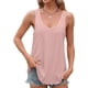thumbnail image 5 of Camiseta sin mangas para mujer con ojales bordados, cuello redondo, camisetas sin mangas, ajuste holgado, camisas sin mangas de verano, blusa informal fluida, 5 of 5