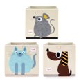 thumbnail image 1 of 3 Sprouts Bacs de Rangement Pliants pour Tout-Petits, Chat/chien/souris, 1 of 10