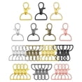thumbnail image 3 of Raindrops 35pcs  Rotatable Buckle Rings Multi-function Key Rings Rotating Backpack Purse Accessories, 3 of 8