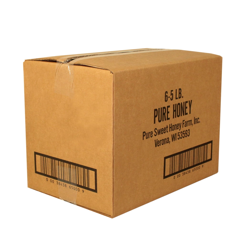Commodity Honey, White Table Honey Plastic, 5 Lb. (6count)