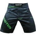 thumbnail image 3 of Meister ELITE FLEX Fighter Board Shorts for MMA Training and Gym Workouts - Livewire Green - Medium (32-33), 3 of 5