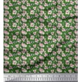 thumbnail image 1 of Soimoi Poly Georgette Fabric Flower Artistic Print Fabric by The Yard 42 Inch Wide, 1 of 3
