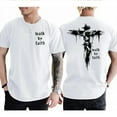 thumbnail image 2 of Walk by Faith T-shirt – Vintage cross design and Christian religious patterns. For men and women., 2 of 6