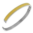 thumbnail image 2 of Stainless Steel Yellow Gold-Tone Silver-Tone Lords Prayer in English Bangle Bracelet, 2 of 3