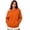 Orange, variant on XINXIAOO Boatneck Sweatshirts for Women Pullover Hooded Y2k Clothes Long Sleeves Vintage Fall Clothes