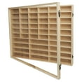 thumbnail image 1 of Xuanheng Wooden Toy Car Display Case Showcase Multifunctional Multi Grid Wall Mounted With Dustproof Door, 1 of 8