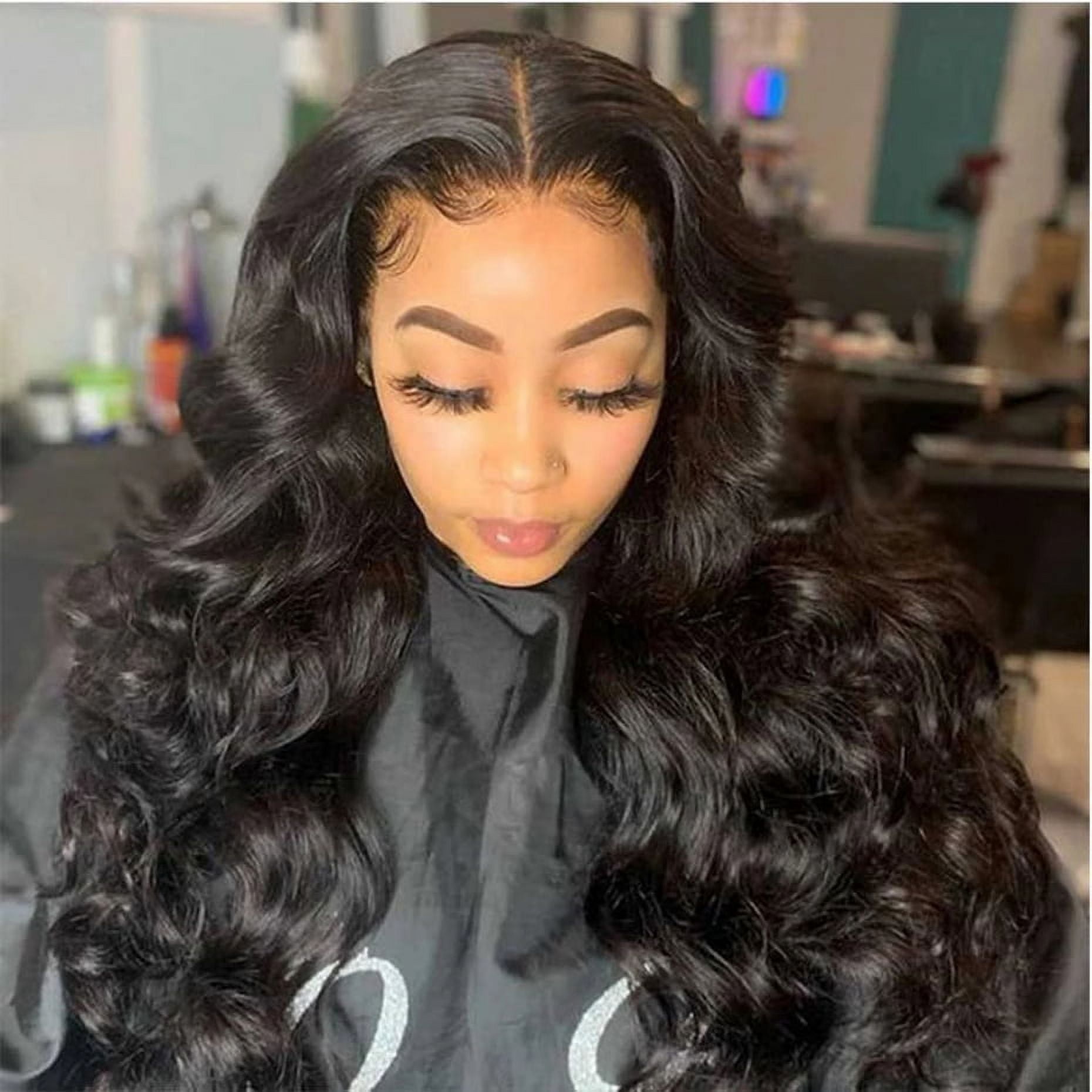 360 UTOURS Full Lace Frontal Human Hair Pre Plucked Wigs Brazilian Transparent 13x4 13x6 Body Wave Lace Front Wig For Black Women