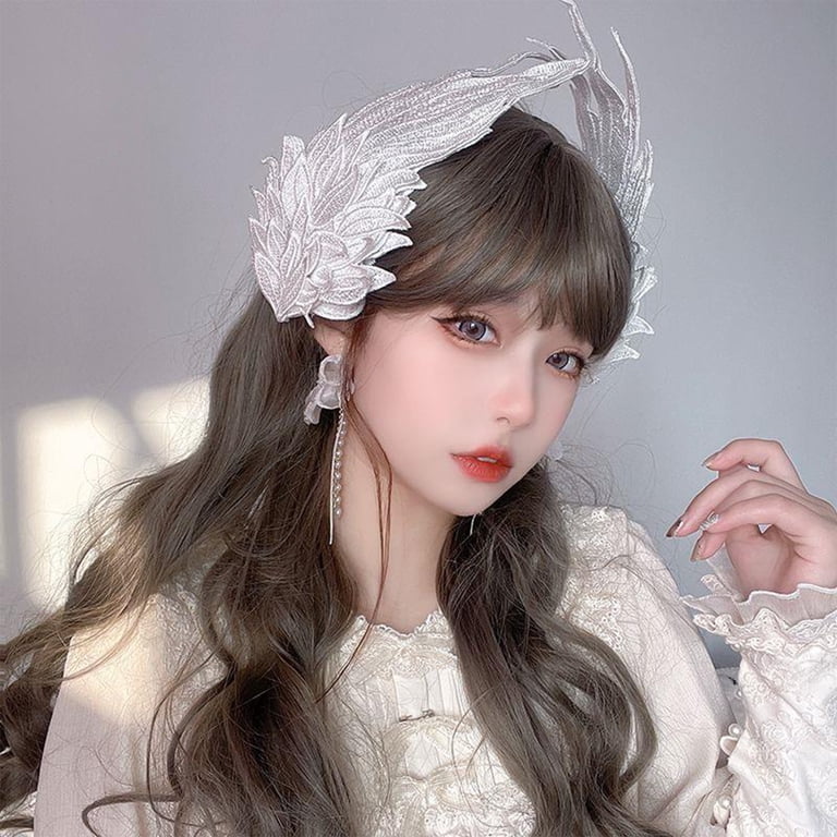 Aellinatey Lolita Angel Wing Hair Clips Barrette Angel Wing  display picture 1