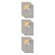 thumbnail image 4 of Naiovety 10 piezas A4 hojas adhesivas de terciopelo flocado pegajoso forro de caja de joyería telas suaves cajón mostrador tocador gris Type1 NO1, 4 of 6