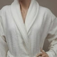 thumbnail image 2 of Linum Home Textiles Unisex Herringbone Weave Turkish Cotton Bath Robe, 2 of 6