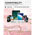 thumbnail image 6 of Liquipel Lightning Marble Cable - Pink, 6 of 8