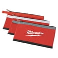thumbnail image 1 of Pochettes à Outils, à Fermeture Éclair, 3 PK., Milwaukee Elec, 48-22-8193, 1 of 5