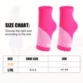 thumbnail image 2 of Unique Bargains 1 Pair Ankle Support Braces Adjustable Breathable Ankle Wrap Brace for Sports Running Rose Red Size M, 2 of 6
