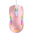 thumbnail image 2 of memzuoix Wired Gaming  with RGB - 6 Adjustable DPI up to 12800, 6 Buttons, 12 Lighting Modes, Ergonomic Design with Anti-Slip Rubber Wheel, 5.6ft Braided Cable for PC//Windows - Pink, 2 of 9