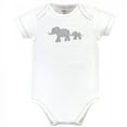 thumbnail image 6 of Touched by Nature Organic Cotton Bodysuits 5pk, Marching Elephant, 18-24 Months, 6 of 6