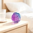 thumbnail image 6 of Colorful Glass Walnut Figurine Ornament,Simulation Walnut Tabletop Decor,Shiny Crystal Style Collectible Statue,Decorative Accent for Shelf Windowsill,Nice Christmas Gift for Collectors and Elders, 6 of 7