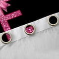 thumbnail image 4 of Manfei Personalized Initial E Black Out Curtains for Preppy Child,Pink Ribbon Bow Knot Curtains Pack of 2 (42x63 Each),Bling Glitter Bedroom Curtains,Luxury Bedroom Decor, 4 of 6