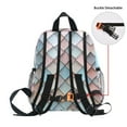 thumbnail image 5 of FORMRS School Backpack with Front Zippered Pocket 12" Student Travel Daypack, Red Art Pattern, 5 of 6