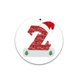 thumbnail image 2 of Ornamentos Colgantes Personalizados Del Alfabeto Del Árbol de Navidad, Acrílico 8cm Bricolaje para Regalo Y Decoración de Fiesta Ornamentos Del Árbol de Navidad, 2 of 2