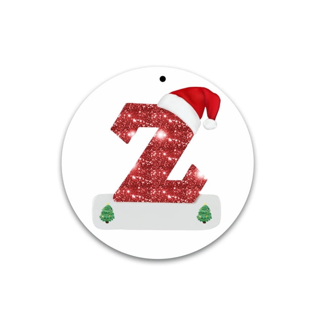 RKSTN Acrylic Circular Letters Acrylic Christmas Letters DIY Round Listing Z Home Decor