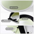 thumbnail image 6 of LSLJS Wide Brim Sun Visor Hat for Women, Foldable Summer UV Protection Beach Cap, Silk Cooling Fabric Solid Color Sun Hat with Adjustable Straps for Tennis Golf Sports, 6 of 6