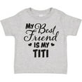 thumbnail image 3 of Inktastic My Best Friend is My Titi with Hearts Boys or Girls Toddler T-Shirt, 3 of 5