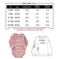 thumbnail image 5 of XinLfly Infant Toddler Boys Girls Newborn Cotton T-Shirt Jumpsuit Romper Solid Color Long Sleeve Pit Strip One-Piece Crawling Pajamas Clothes,Pink,18-24M, 5 of 8
