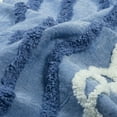 thumbnail image 4 of Polperro Blue Tufted Chenille Duvet Cover Set Twin XL (68"x92") with Pillow Sham, 4 of 10