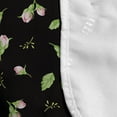 thumbnail image 4 of Rose Microwave Oven Cover, Rosebuds with Stems and Leaves on Dark Toned Background Feminine Themes, Water Resistant Organizer with Pockets for Kitchen, 36" x 12", Pale Green Black, by Ambesonne, 4 of 4