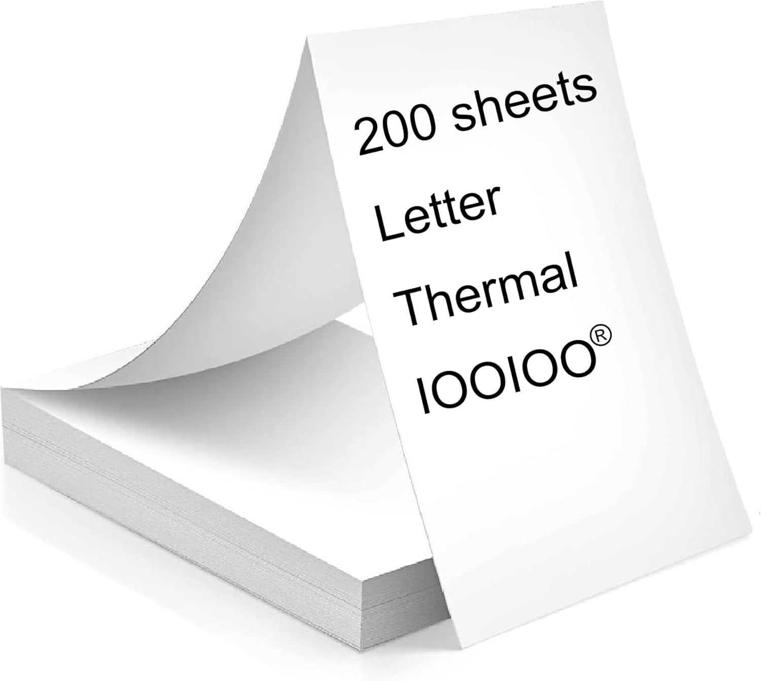 General thermal printer paper BPS free BPA free, (100 pages, Continuous, without mark, 3 years)