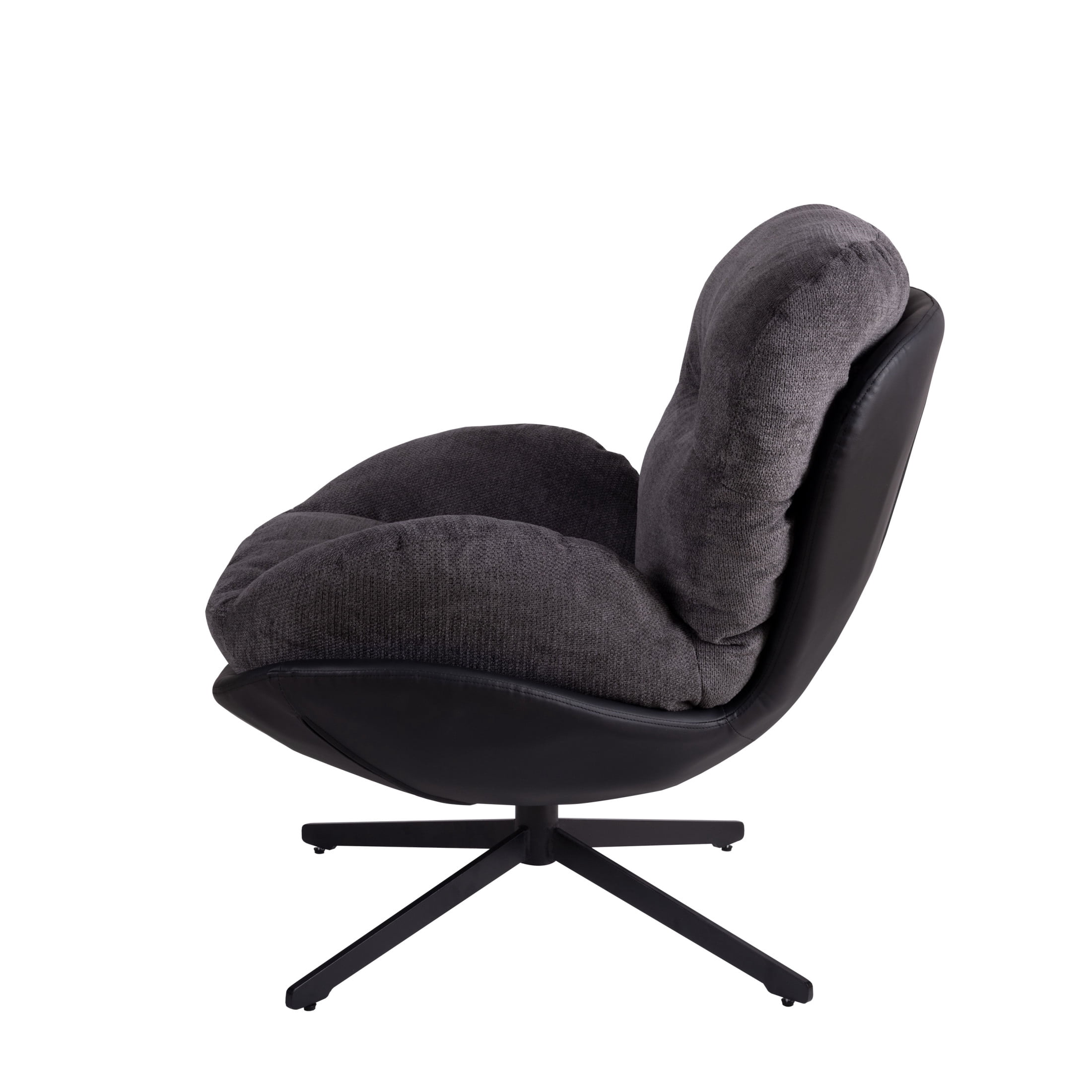 Christopher Knight Home Talvora Modern 360° Swivel Upholstered Chenille Accent Chair with Metal Base