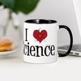thumbnail image 4 of CafePress - I Love Science - 11 oz Ceramic Mug - Novelty Coffee Tea Cup, 4 of 6