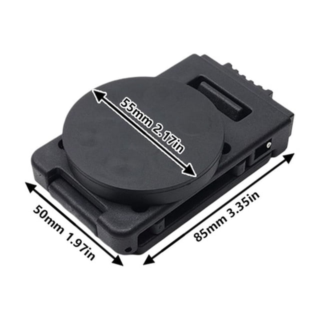 Tough Construction Magnetic Belt Clip Keeps Your Tools Securely Stored - 55mm