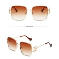 thumbnail image 3 of Sunglasses for Women Men Oversized Sunglasses Womens Womens Fashion Sun Glassesfor Women Trendy Aviator Sunglasses For Women Cool Sunglasses Retro Sunglasses Polarized Sunglasses, 3 of 6