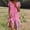X-273Pink, variant on YMNXA Womens Summer Dress Short Sleeve Round Neck Floral Print Comfortable Stylish Loose Fit Dresses For Everyday Wear And Party,Green,L