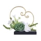 thumbnail image 3 of Canasta para anillos de boda, arte decorativo, caja para niña de las flores, soporte para flores para boda. Verde, 3 of 9