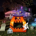 thumbnail image 3 of Inflable Halloween calabaza con boca de espanto gigante Artego 2.2m, 3 of 7
