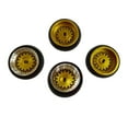 thumbnail image 2 of Freer RC Wheel Rim Tires Rc Tires for 4WD Crawler Rally Wltoys K969 K989 P929 1/28 Scale Buggy Hobby Yellow, 2 of 9
