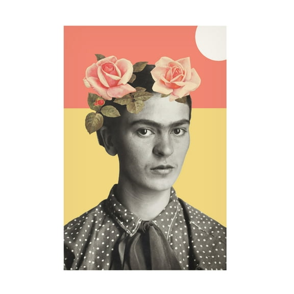 Trademark Fine Art Florent Bodart Frida Kahlo Canvas Wall Art