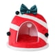 thumbnail image 4 of Cama navideña tipo cueva para gatos, acogedora y cómoda, con cojín extraíble y lavable, ideal para el invierno. nido perfecta para cachorros y, 4 of 8