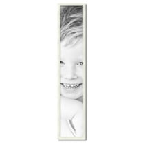 ArtToFrames 10" x 54" White Picture Frame, 10x54 inch White Wood Poster Frame (WOM-5140)
