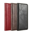 thumbnail image 2 of Smooth Leather Flip Cover Magnetic Lock Wallet Case for iPhone 13 6.1, 2 of 3