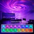 thumbnail image 4 of Noehoiugi Starry Sky Rotating Water Ripple Night Light – 16 Color Ocean Wave Projector With Remote Control, Atmospheric Galaxy Projection Table Lamp For Kids, Teens, And Playrooms(Wave), 4 of 8