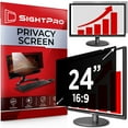 thumbnail image 1 of SightPro 24 Inch 16:9 Computer Privacy Screen Filter for Monitor - Privacy Shield and Anti-Glare Protector, 1 of 8