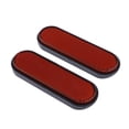 thumbnail image 3 of S SERENABLE Motorcycle ABS Plastic Red Front Fork Leg Reflector Cover for, 3 of 6